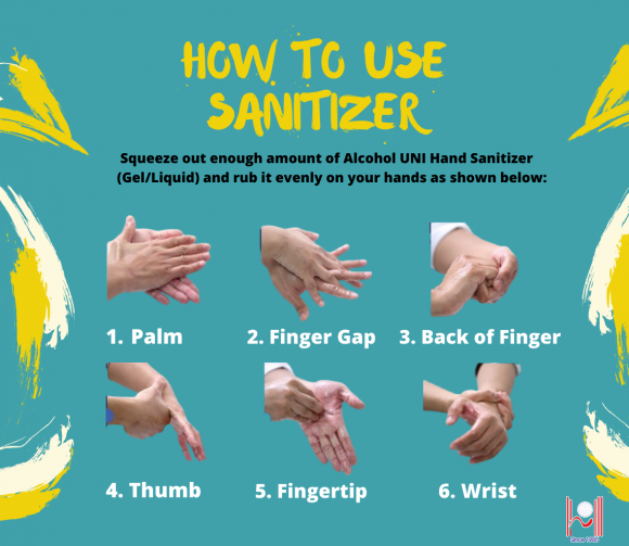 How to use Hand Sanitizer Hygiene World Sdn. Bhd