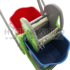 Double Mop Bucket c/w Down Press Wringer