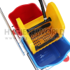 UNIMAC DMB 25L Double Mop Bucket c/w Down Press Wringer