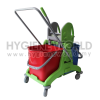 Double Mop Bucket c/w Down Press Wringer