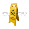 A Folding Sign Cleaning in progress