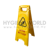 A Folding Sign Caution Wet Floor