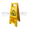 A Folding Sign Pembersihan Sedang Dijalanka