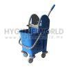 Single mop Bucket 22L c/w Down Press Wringer Blue