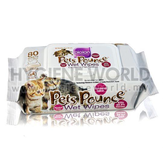 Bio Ion Pets Pounce Wet Wipes