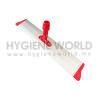 Microfiber Flat Mop Frame 60cm Red
