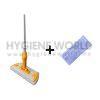 UNI All in One Mop Scrubber Complete with Sleeve Yellow