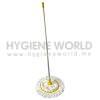 Uni Microfiber Mop Head 300 w 4'Aluminium Handle Yellow