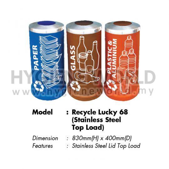 Recycle Lucky 68 (Stainless Steel Top Load)