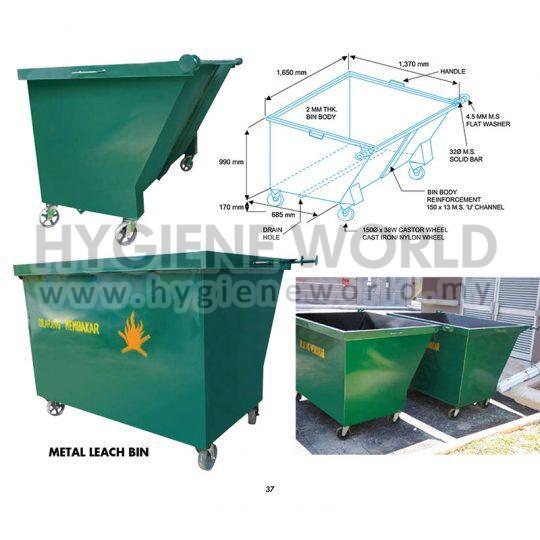 Metal Leach Waste Bins