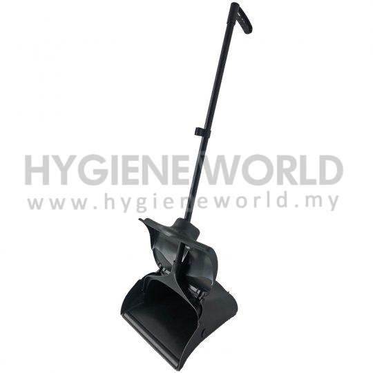 UNIMAC Upright Plastic Dust Pan w Cover & Handle