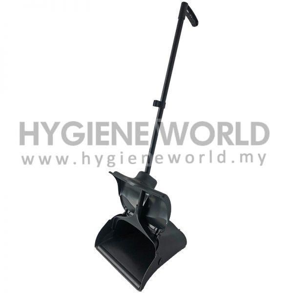 UNIMAC Upright Plastic Dust Pan w Cover & Handle